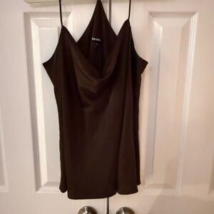 Express Black Cowl Neck Camisole